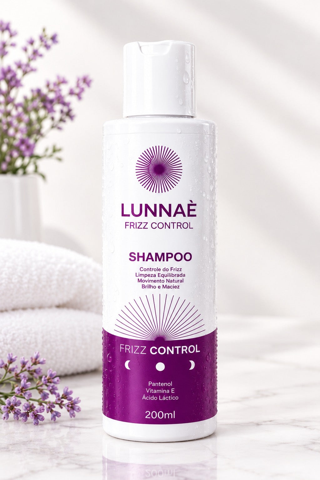 Shampoo Capilar Frizz Control 200ml - Lunnaè