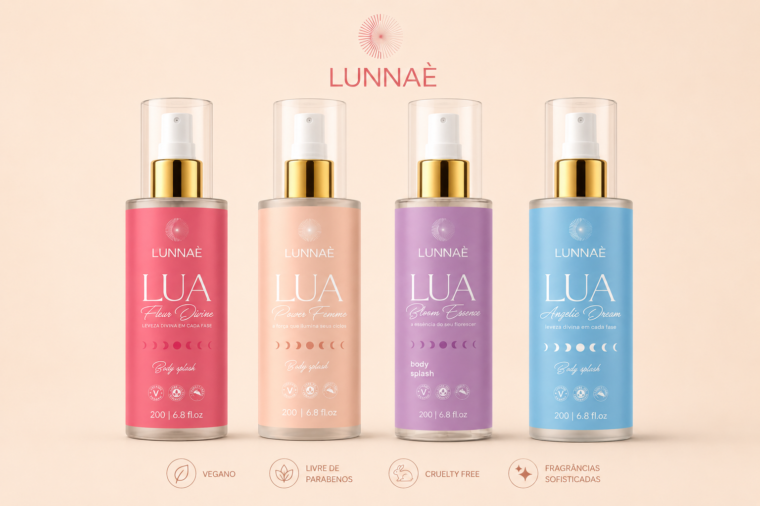 KIT BODYSPLASH COLEÇÃO ÍCONES LUNARES