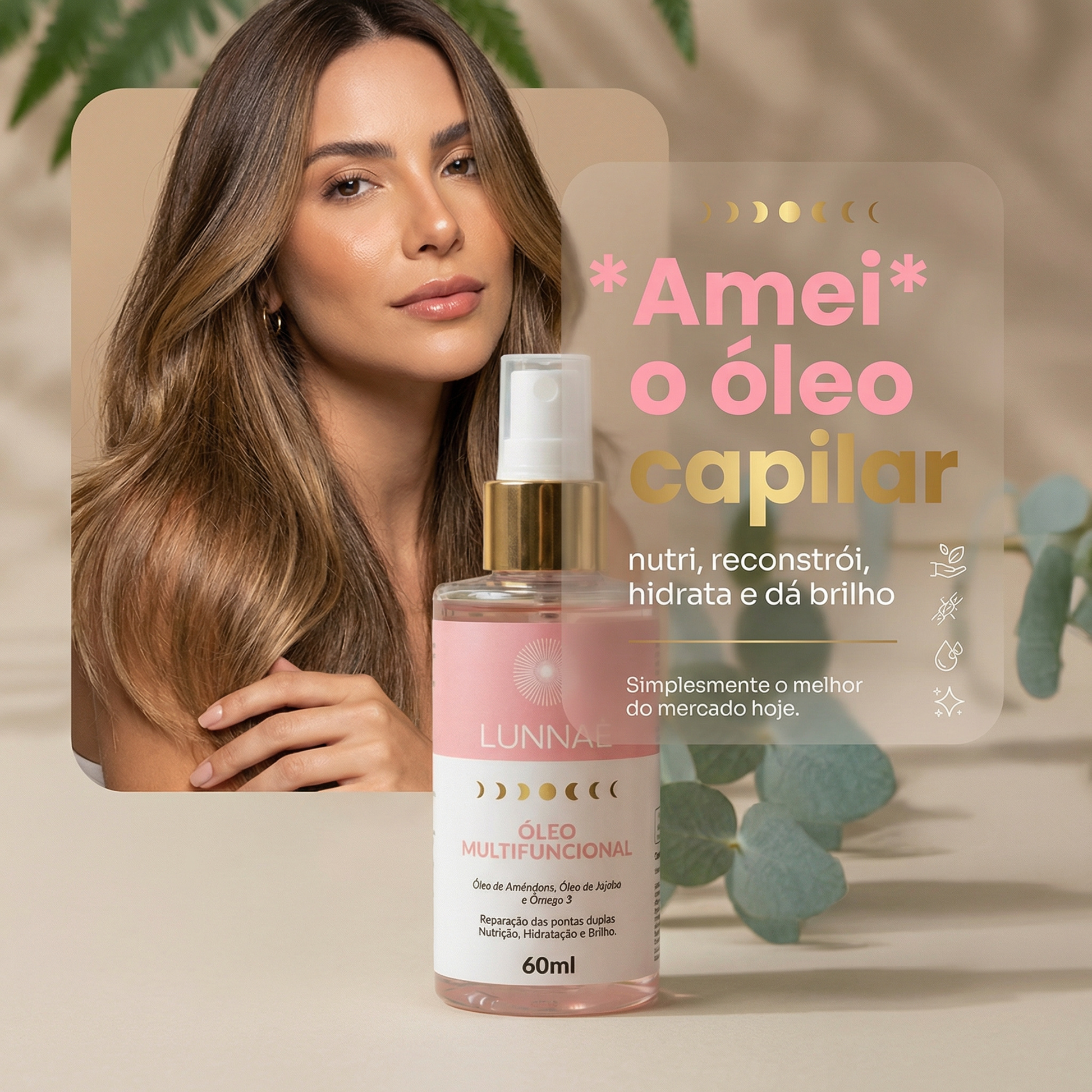 Óleo Multifuncional 60ml - Lunnaè