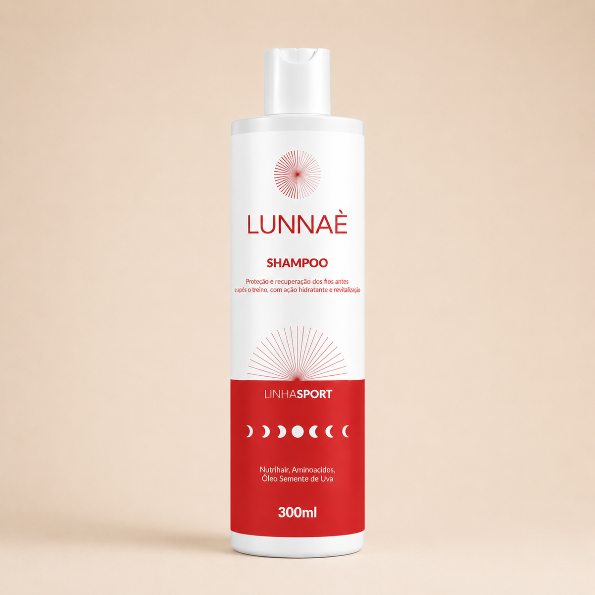 Shampoo Capilar Sport 300ml - Lunnaè