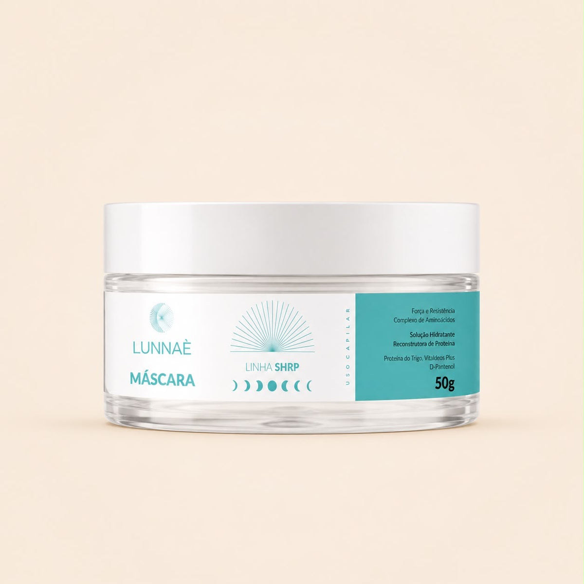 Creme Capilar de proteína SHRP super concentrado vegana 50g - Lunnaè