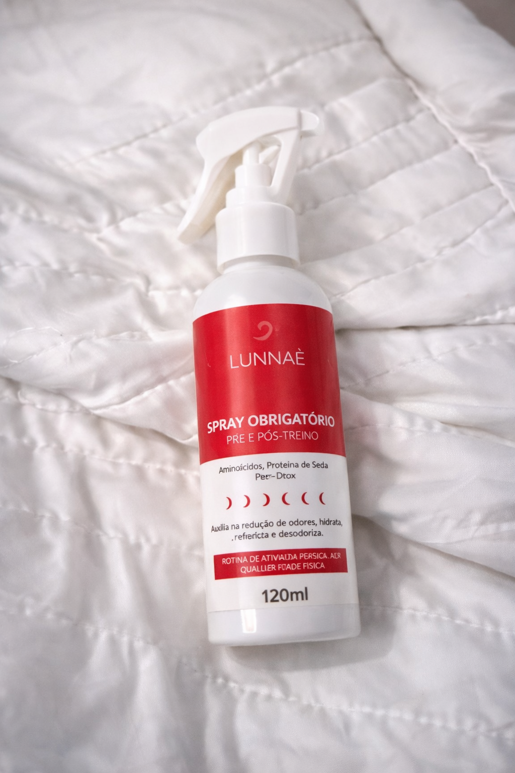 Spray Obrigatório Pré e Pós-Treino Fiber Care X 120ml - Lunnaè