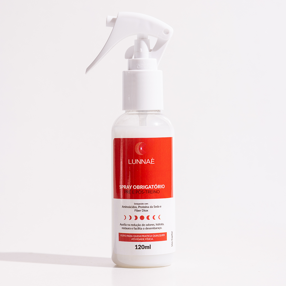 Spray Obrigatório Pré e Pós-Treino Fiber Care X 120ml - Lunnaè