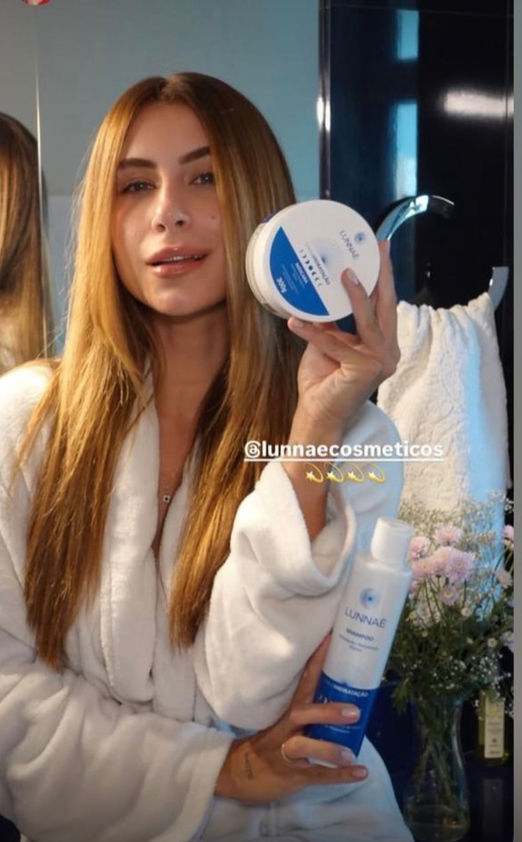 Kit capilar Hidratação LUNNAÈ – Shampoo + Condicionador + Máscara