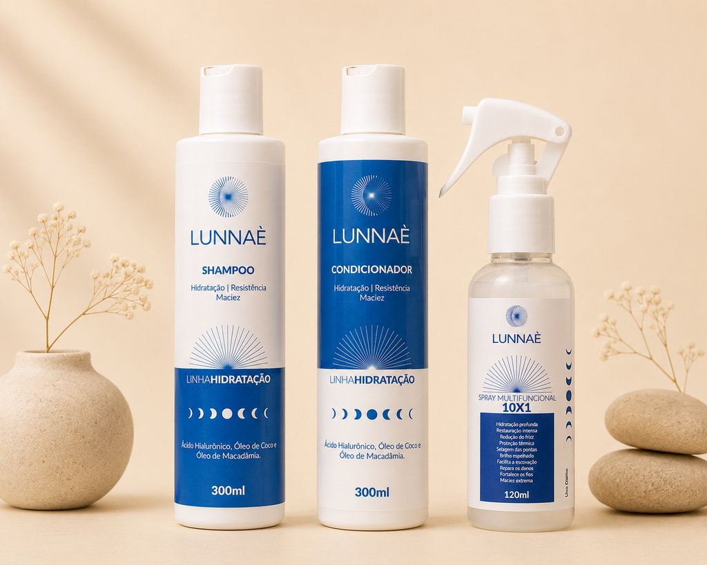 Kit Hidratação: Shampoo + Condicionador + Spray Multifuncional 10X1