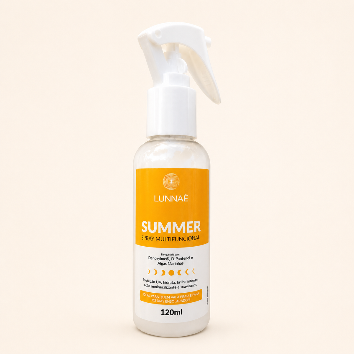 Spray capilar Leave-in Summer Proteção UV 120ml - Lunnaè
