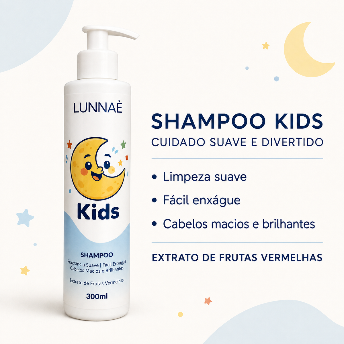 Shampoo capilar Lunnaè Kids