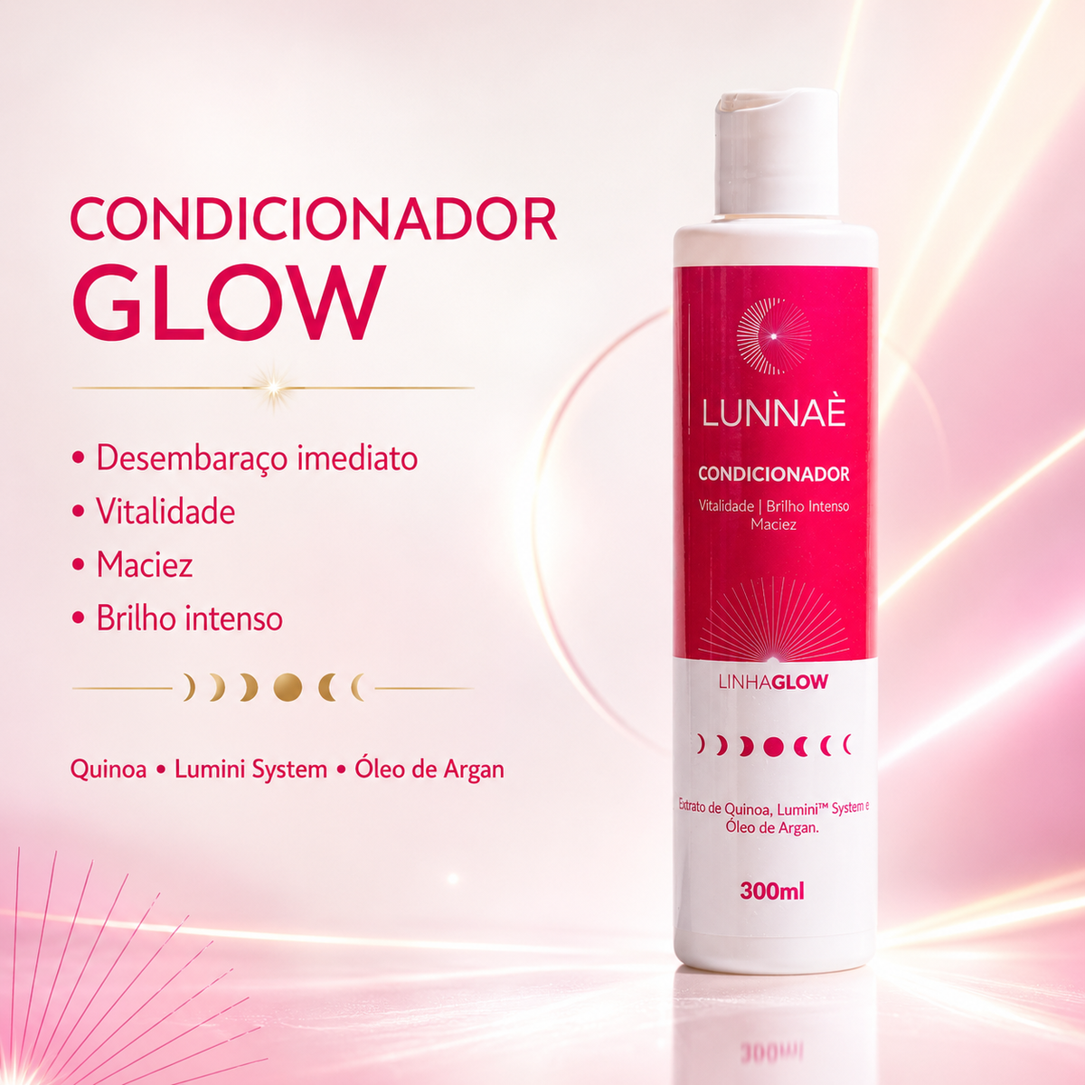 Kit capilar brilho Glow Completo - Lunnaè
