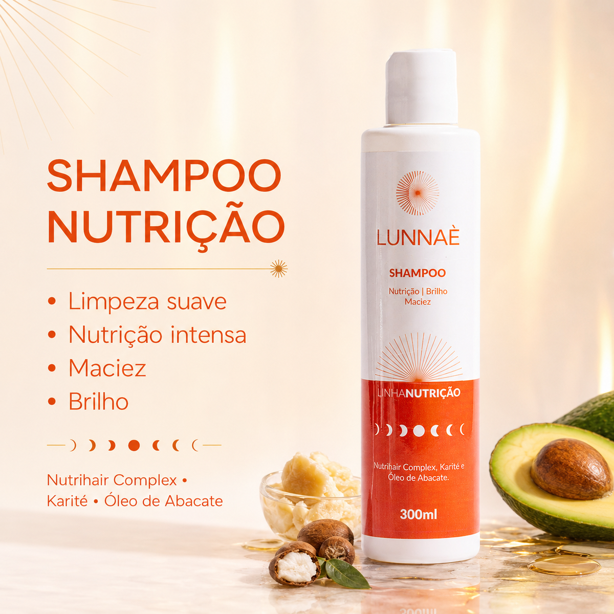 Kit capilar Nutrição Completa - Lunnaè