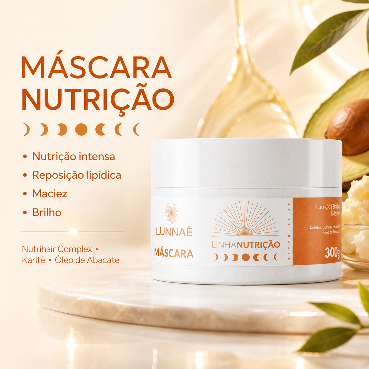 Kit capilar Nutrição Completa - Lunnaè