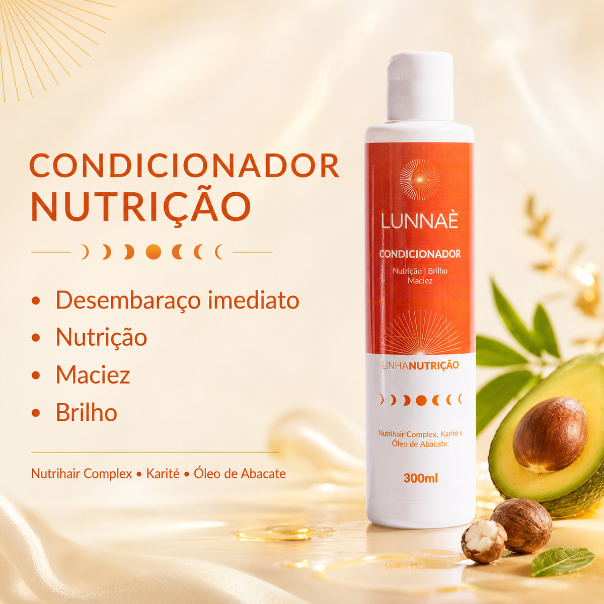 Kit capilar Nutrição Completa - Lunnaè