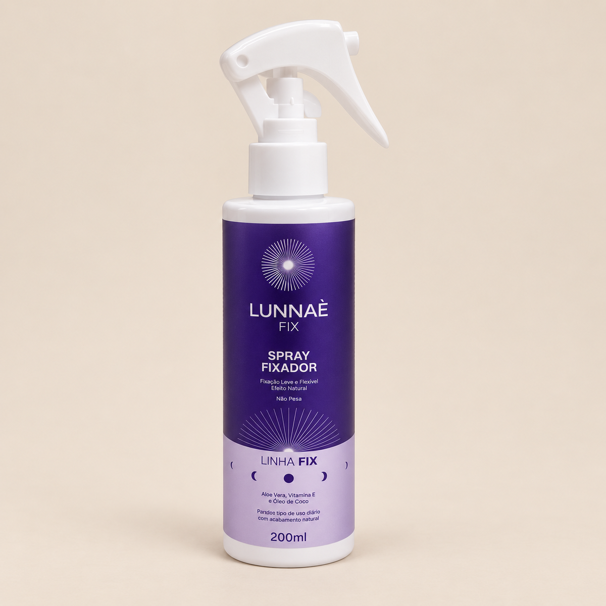 Spray Fixador Capilar linha Fix 200ml - Lunnaè