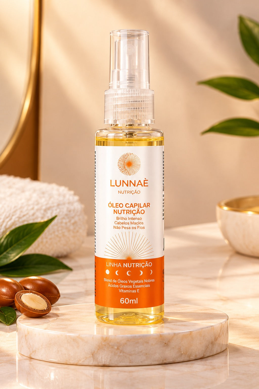 Óleo Nutrição Capilar 60 ml - Lunnaè