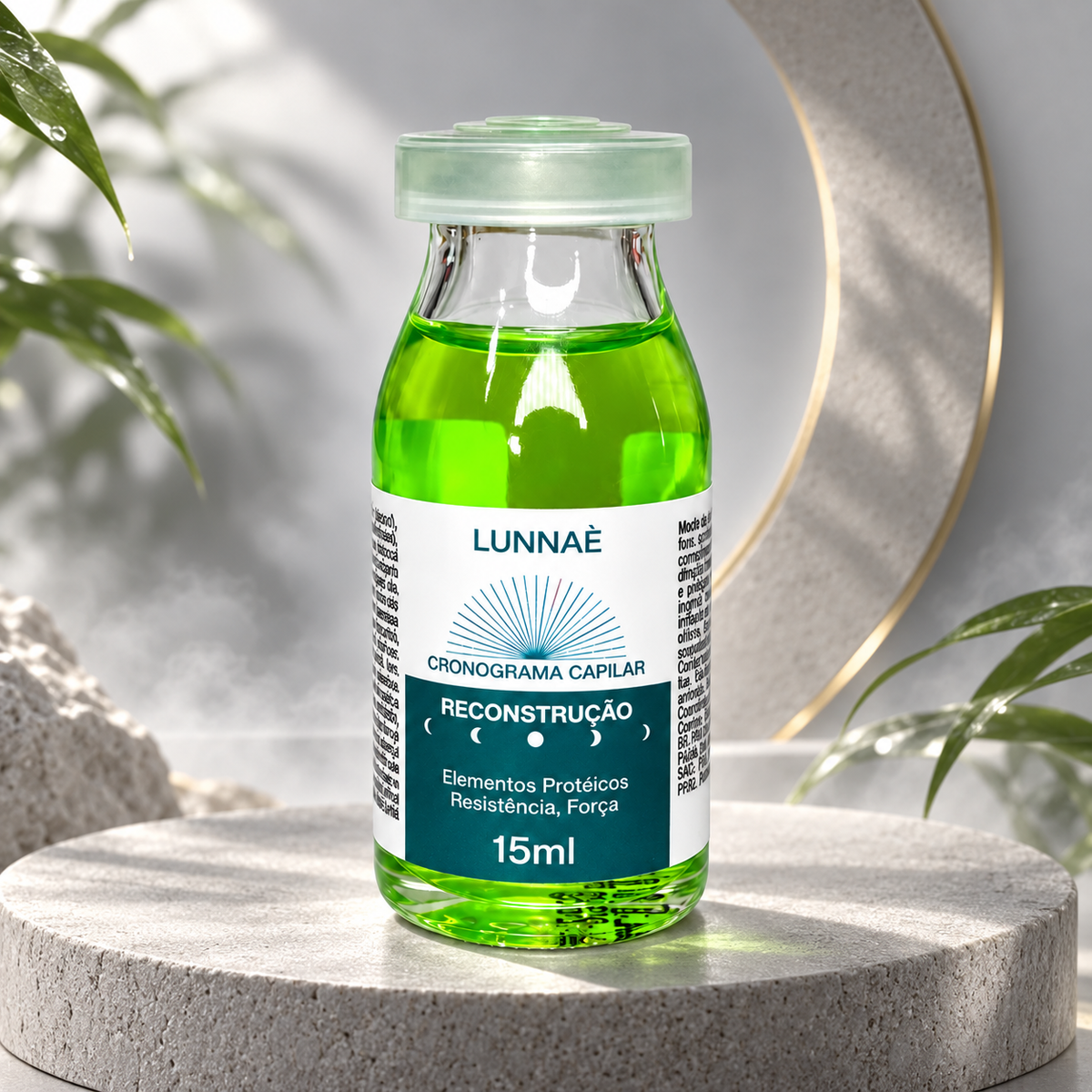 Ampola Capilar Reconstrução 15ml - Lunnaè