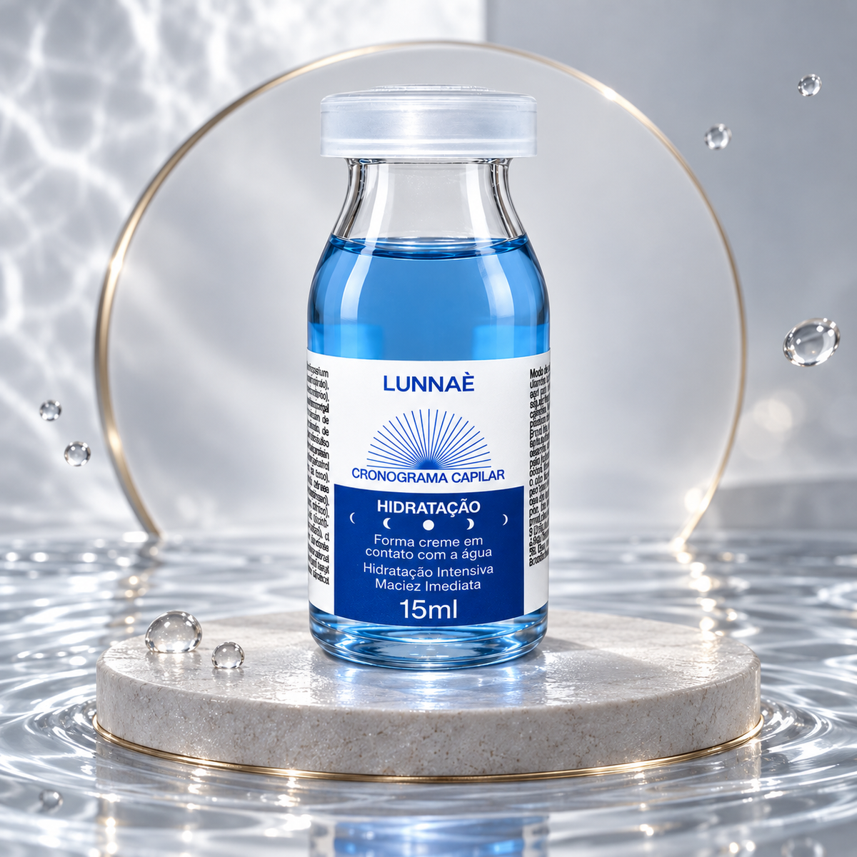 Ampola Capilar Hidratação 15ml - Lunnaè