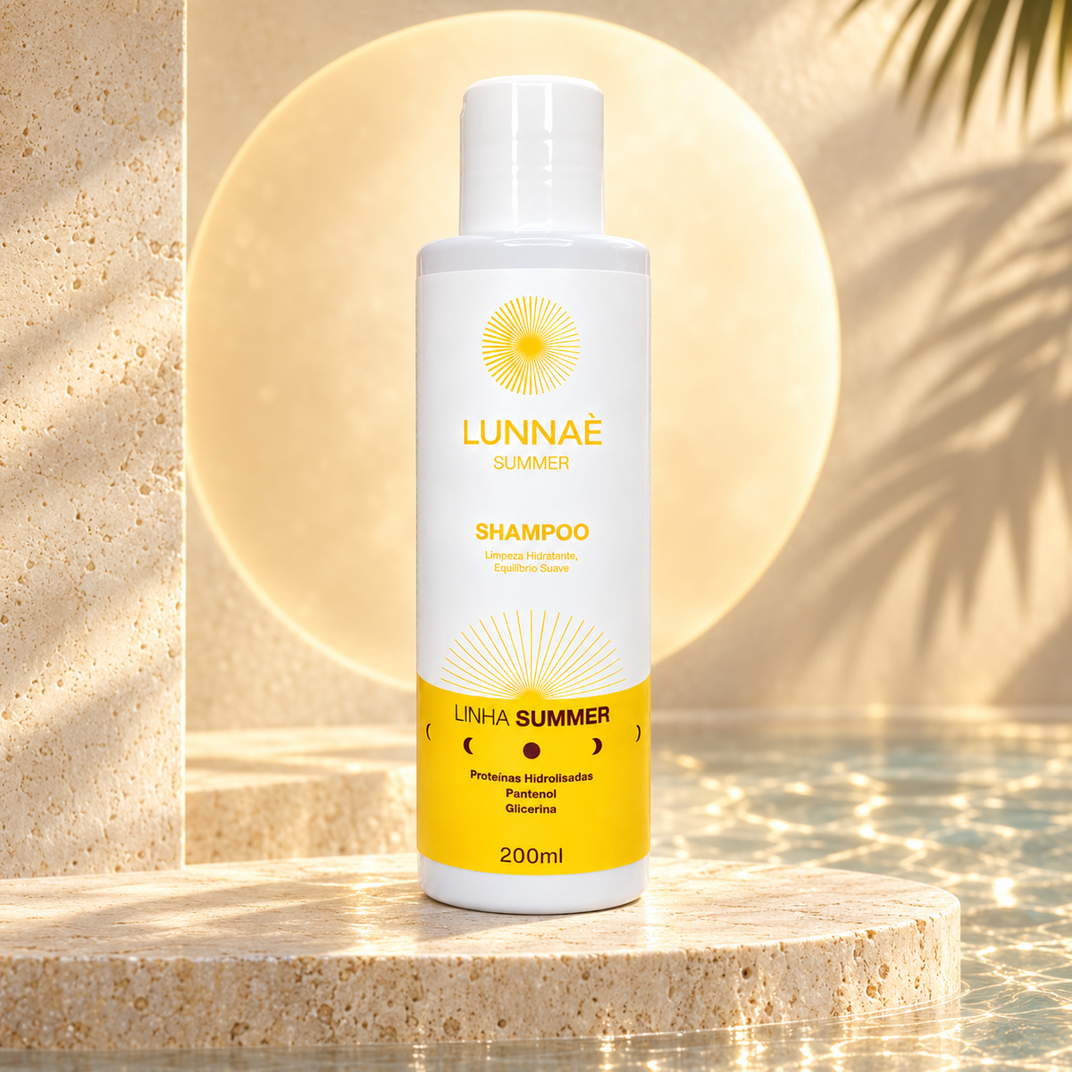 Shampoo Capilar Summer 200ml - Lunnaè