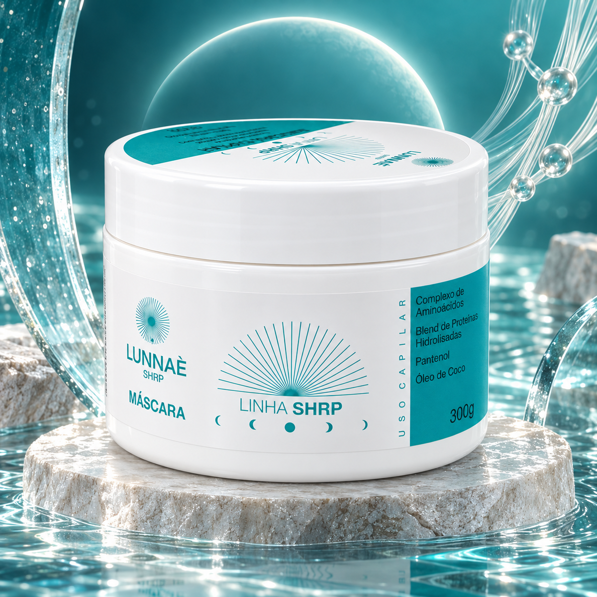 Máscara Capilar SHRP 300ml - Lunnaè