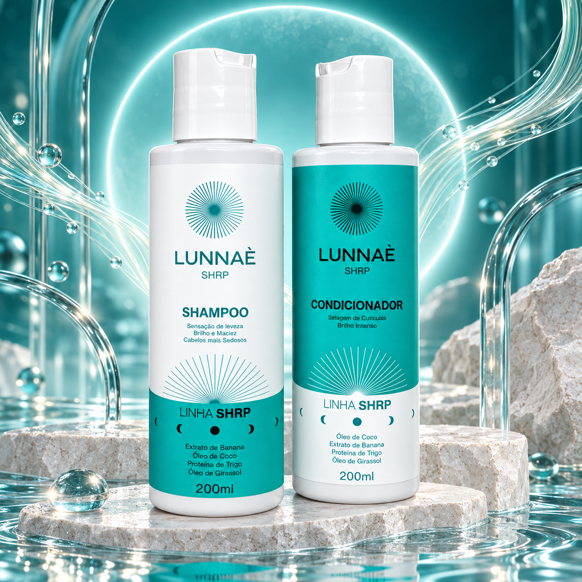 Kit Capilar SHRP: Shampoo + Condicionador - Lunnaè