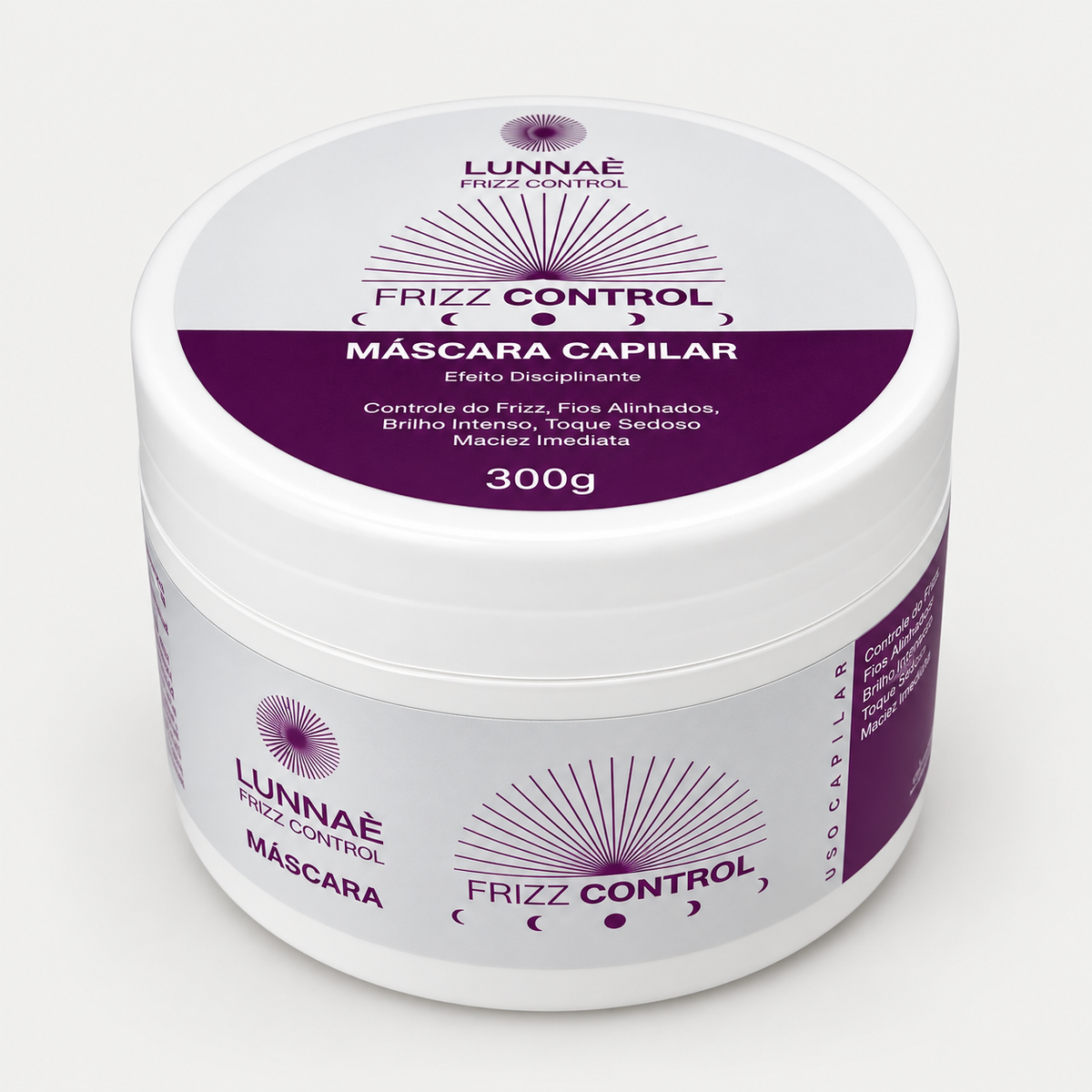Máscara Capilar Frizz Control  300g - Lunnaè