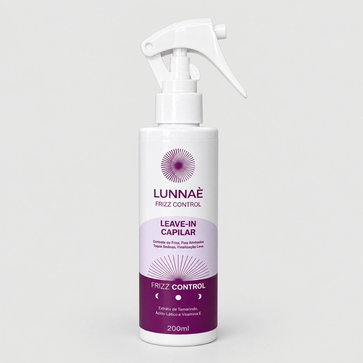 Spray Leave-in Capilar frizz Control 200ml - Lunnaè