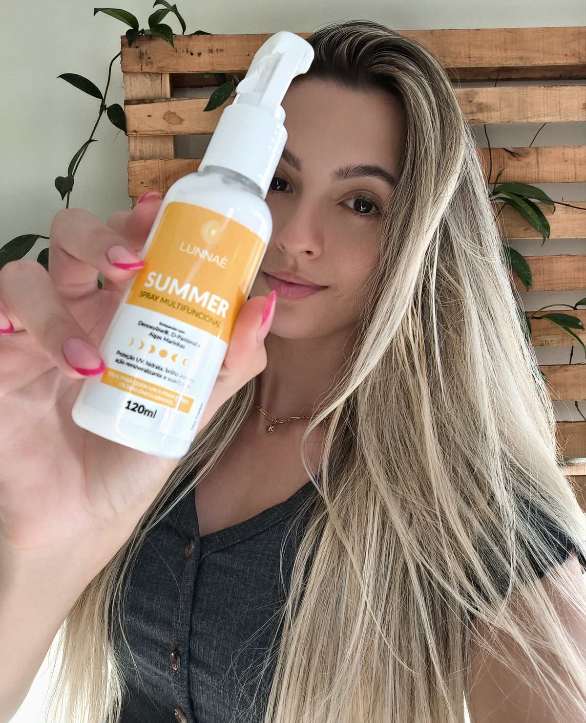 Spray capilar Leave-in Summer Proteção UV 120ml - Lunnaè