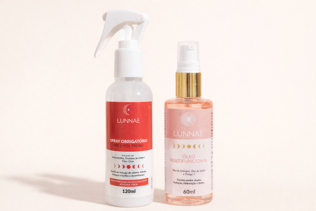 Kit Rotina Ativa: Spray Pré/Pós Treino + Óleo