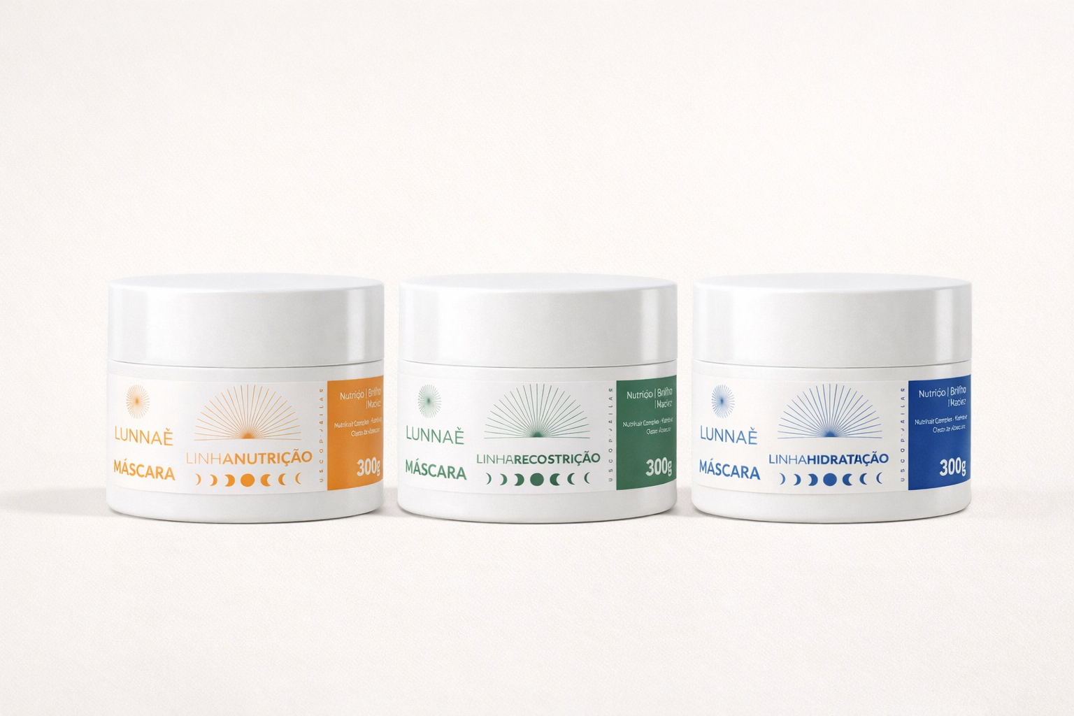 Kit Cronograma Capilar:  Hidratação + Nutrição + Reconstrução (máscaras)