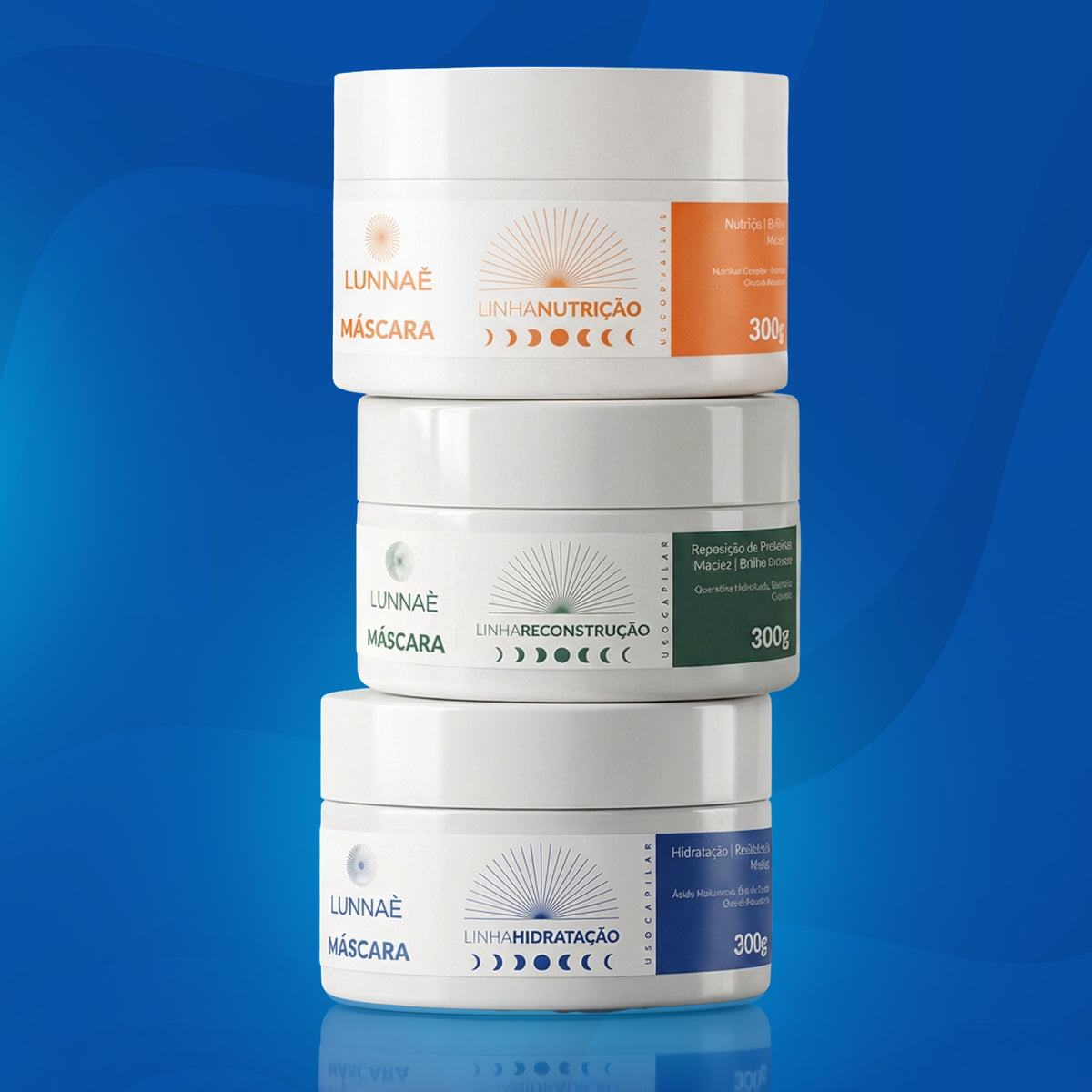 Kit Cronograma Capilar:  Hidratação + Nutrição + Reconstrução (máscaras)