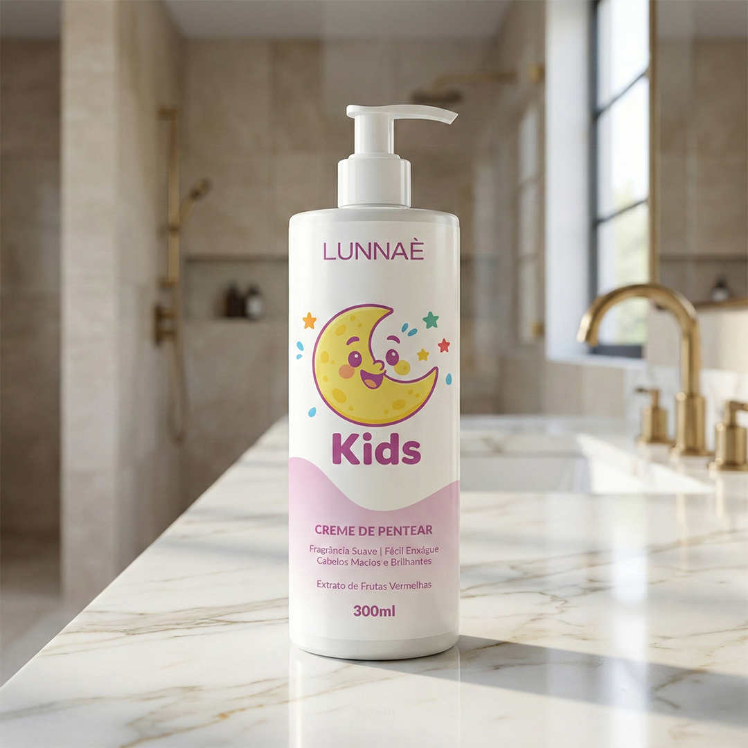 Creme capilar de Pentear Lunnaè Kids