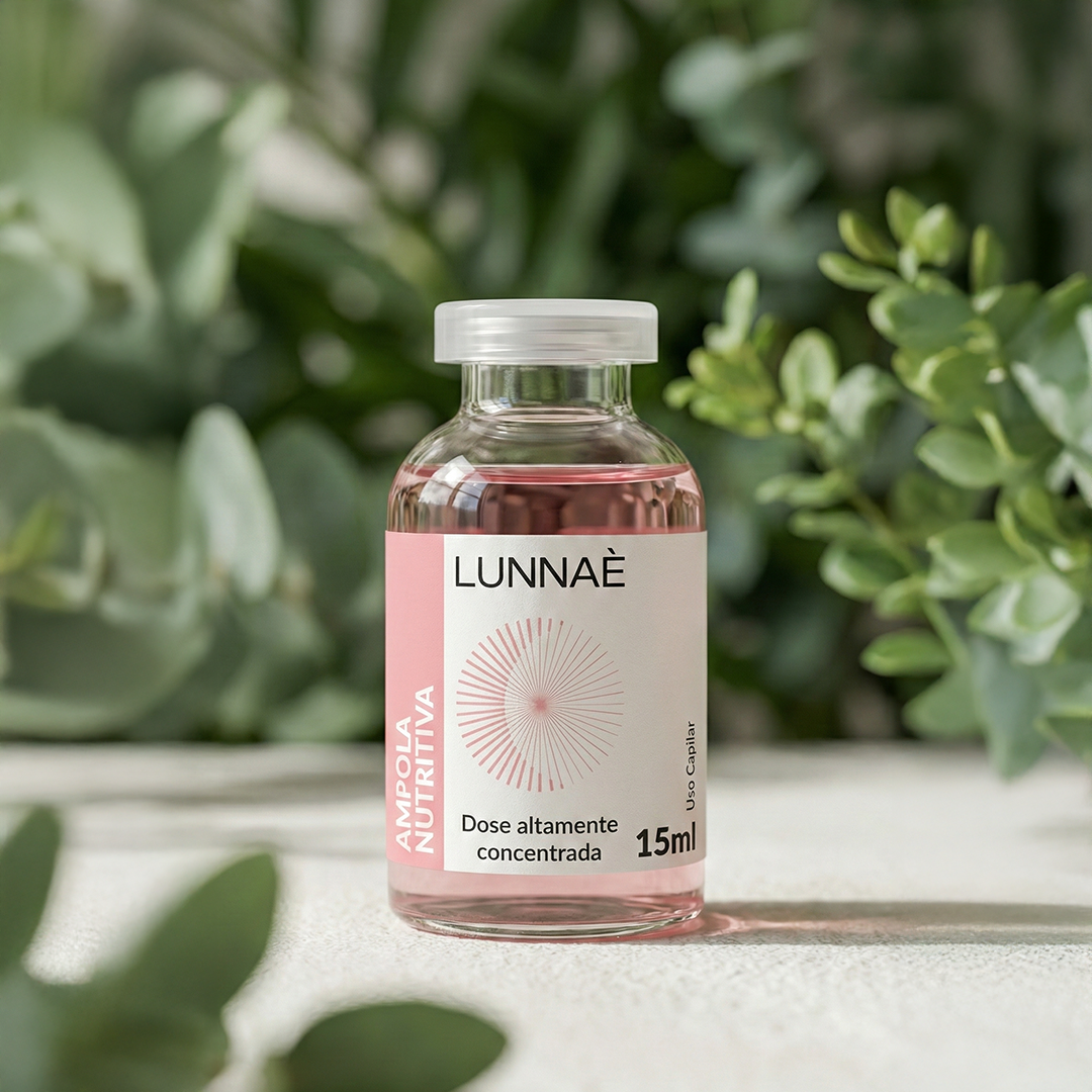 Ampola multifuncional capilar- hidrata, nutri e reconstrói  15ml - Lunnaè