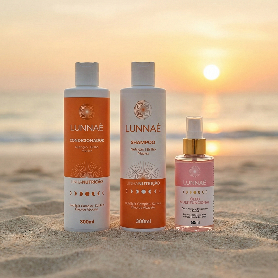 Kit Nutrição + óleo multifuncional - Lunnaè