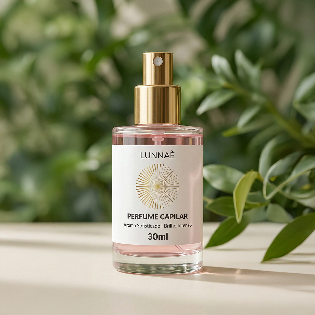 Perfume Capilar com jojoba e amêndoas 30ml - Lunnaè