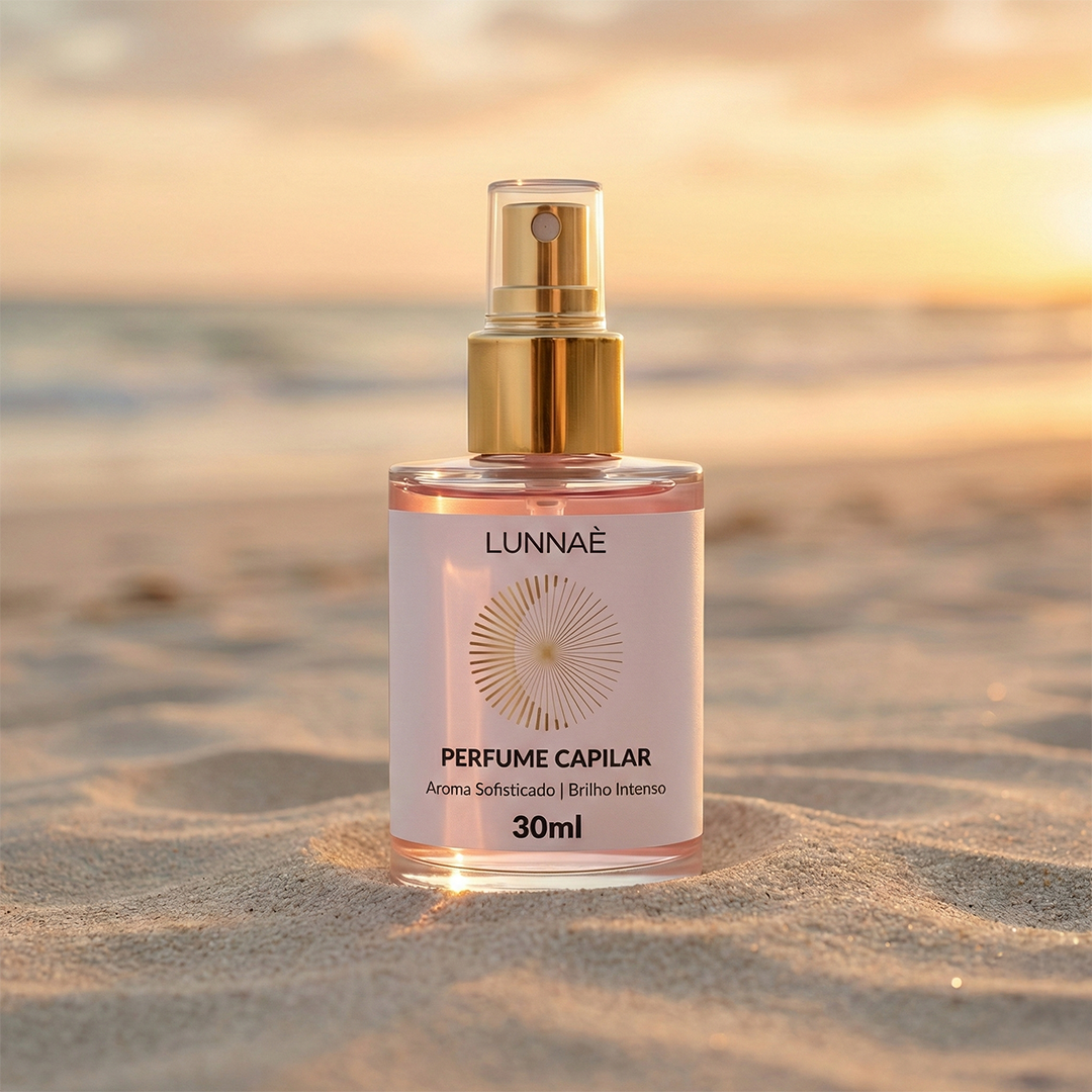 Perfume Capilar com jojoba e amêndoas 30ml - Lunnaè