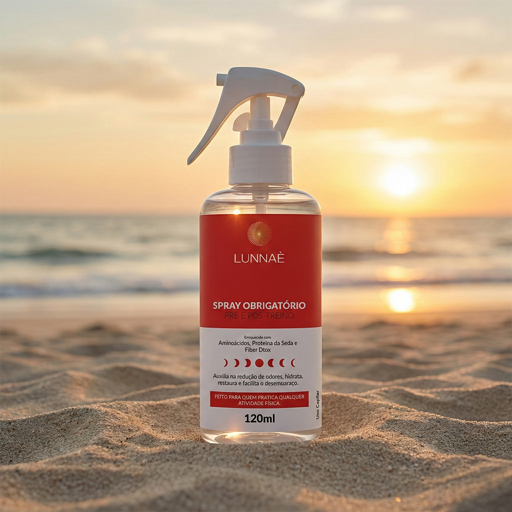 Spray Obrigatório Pré e Pós-Treino Fiber Care X 120ml - Lunnaè