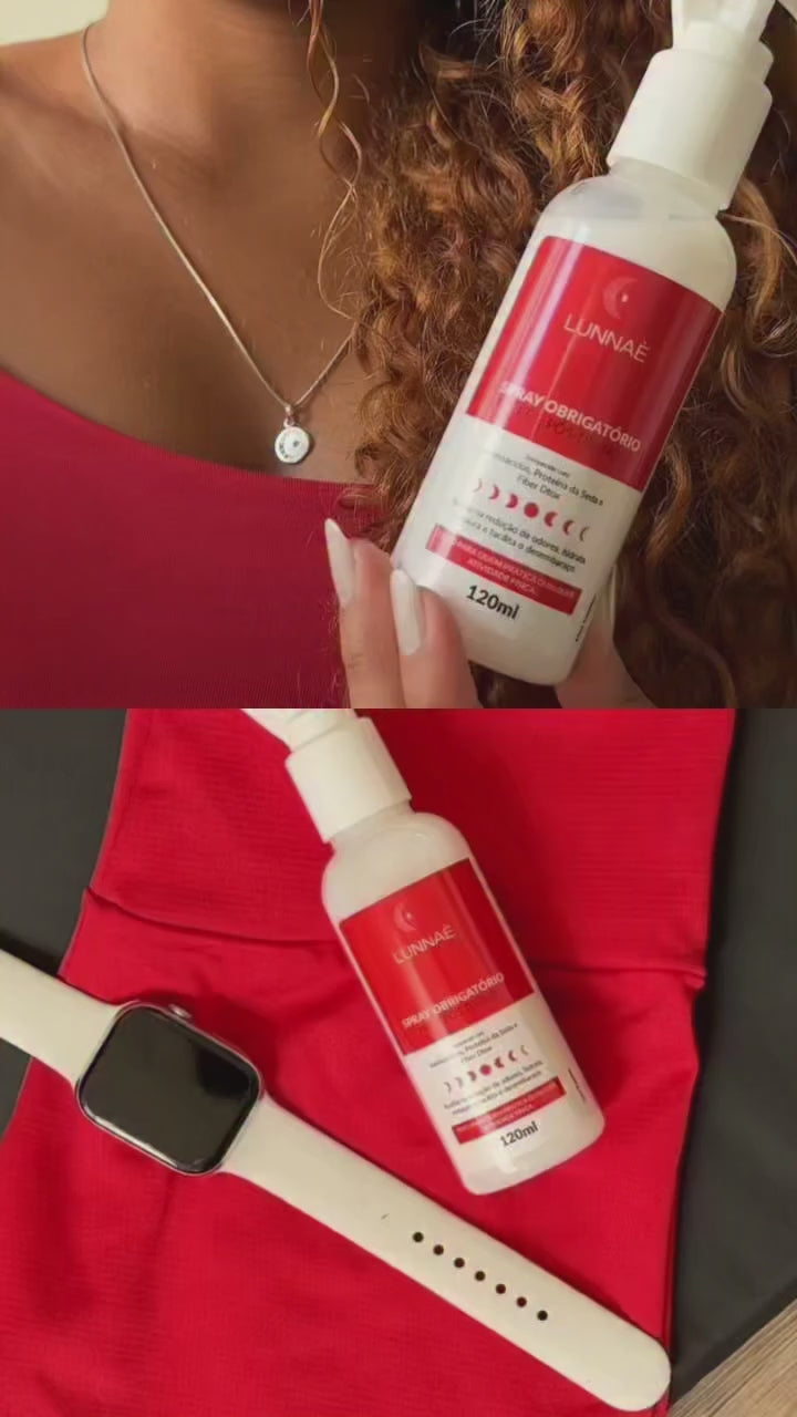 Spray Obrigatório Pré e Pós-Treino Fiber Care X 120ml - Lunnaè