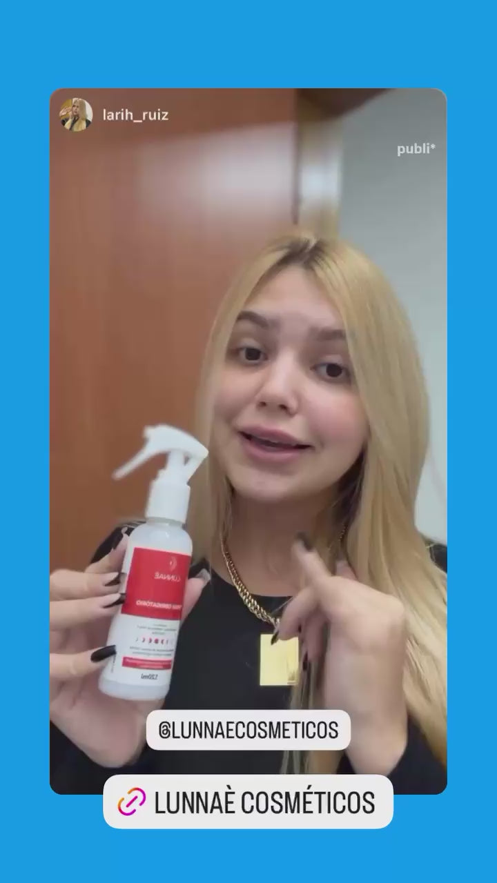 Leave-in Spray Sport Pré e Pós-Treino Fiber Care X 120ml - Lunnaè