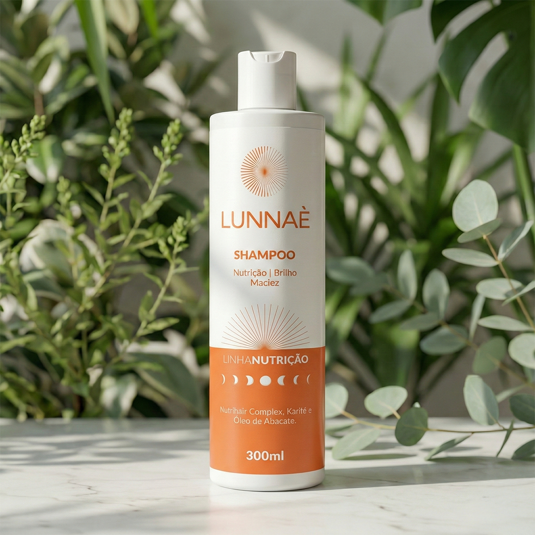 Shampoo Nutrição 300ml - Lunnaè