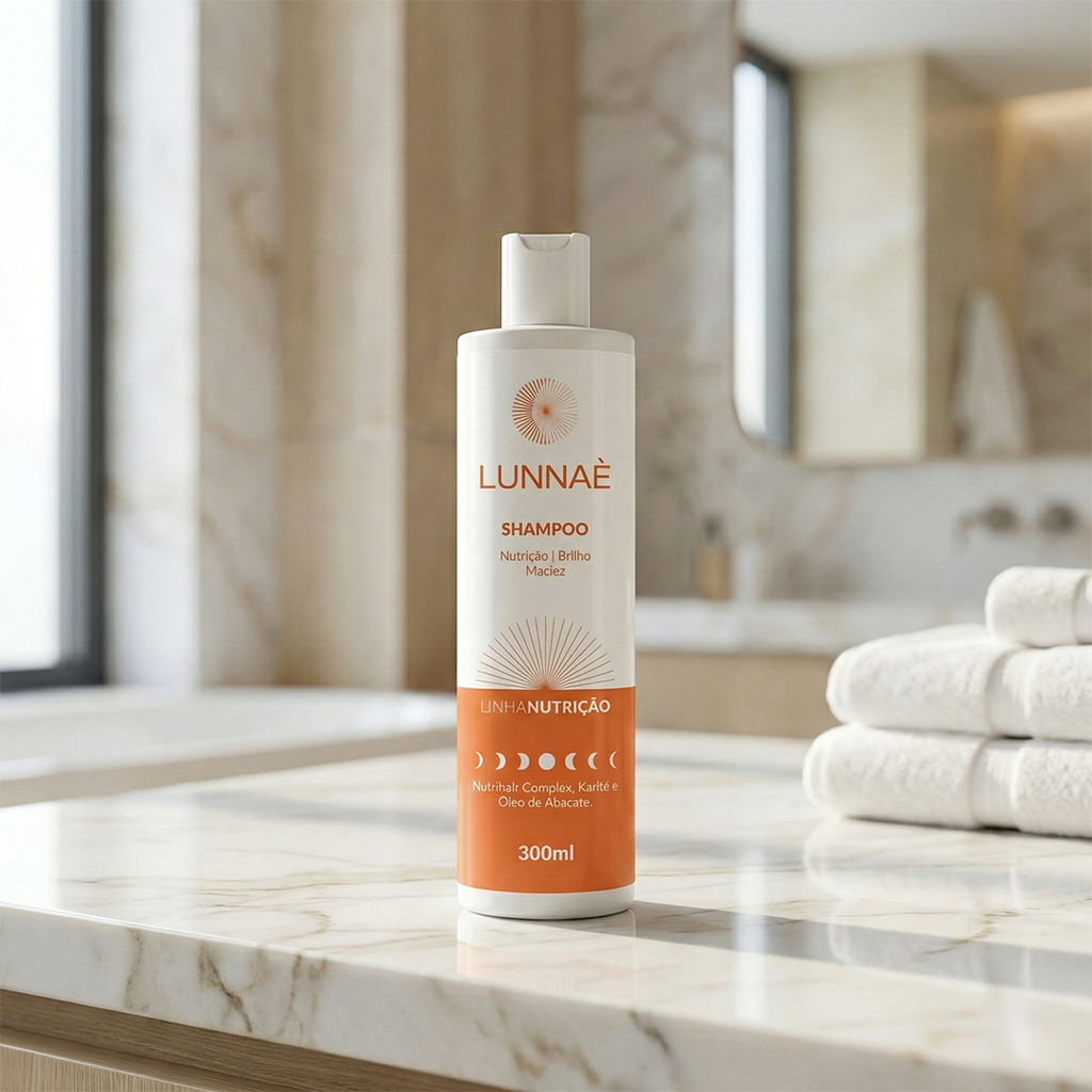 Shampoo Nutrição 300ml - Lunnaè